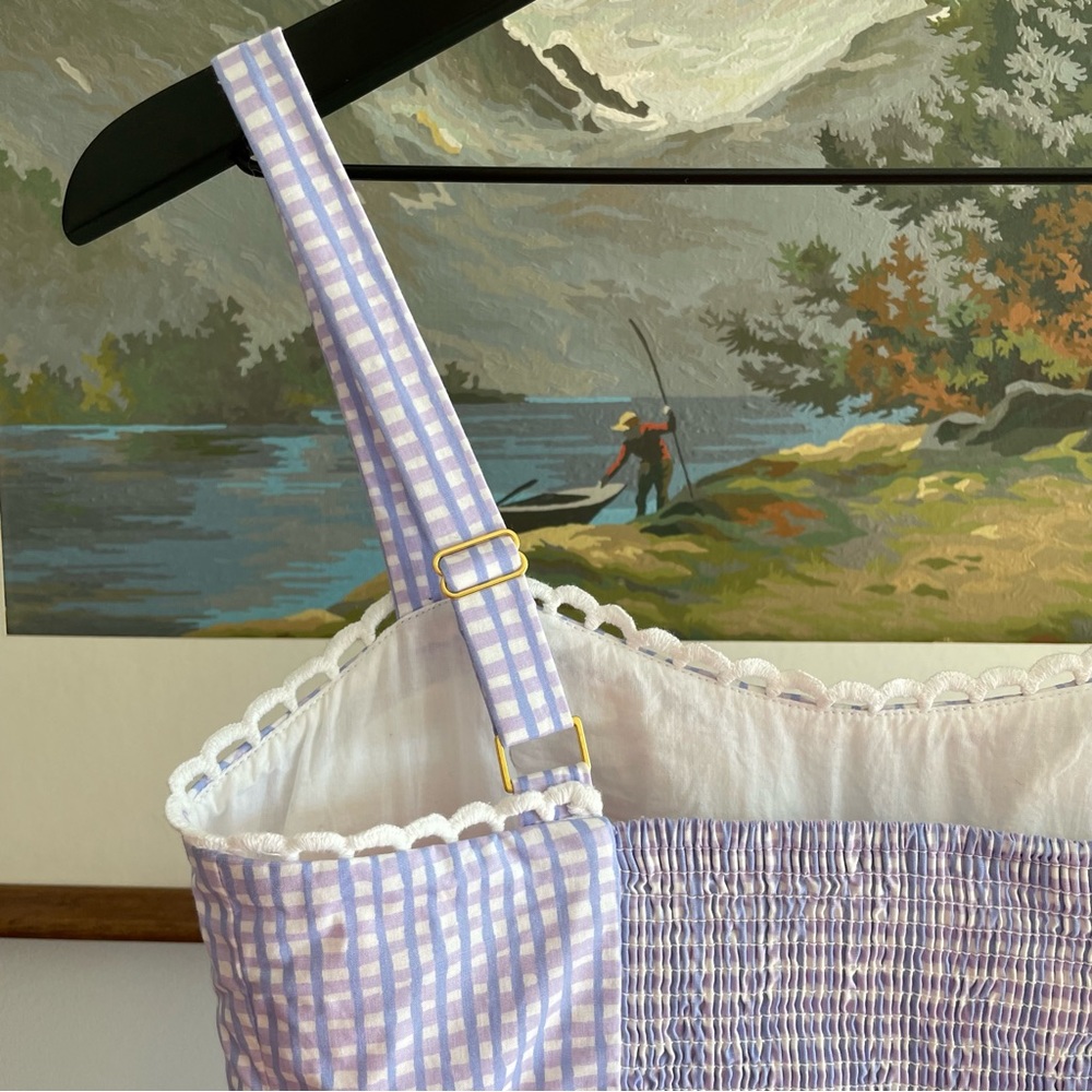 Lilly Pulitzer Olivet Stretch Midi Dress in Light Lilac Verbena Gingham - Picture 10 of 16